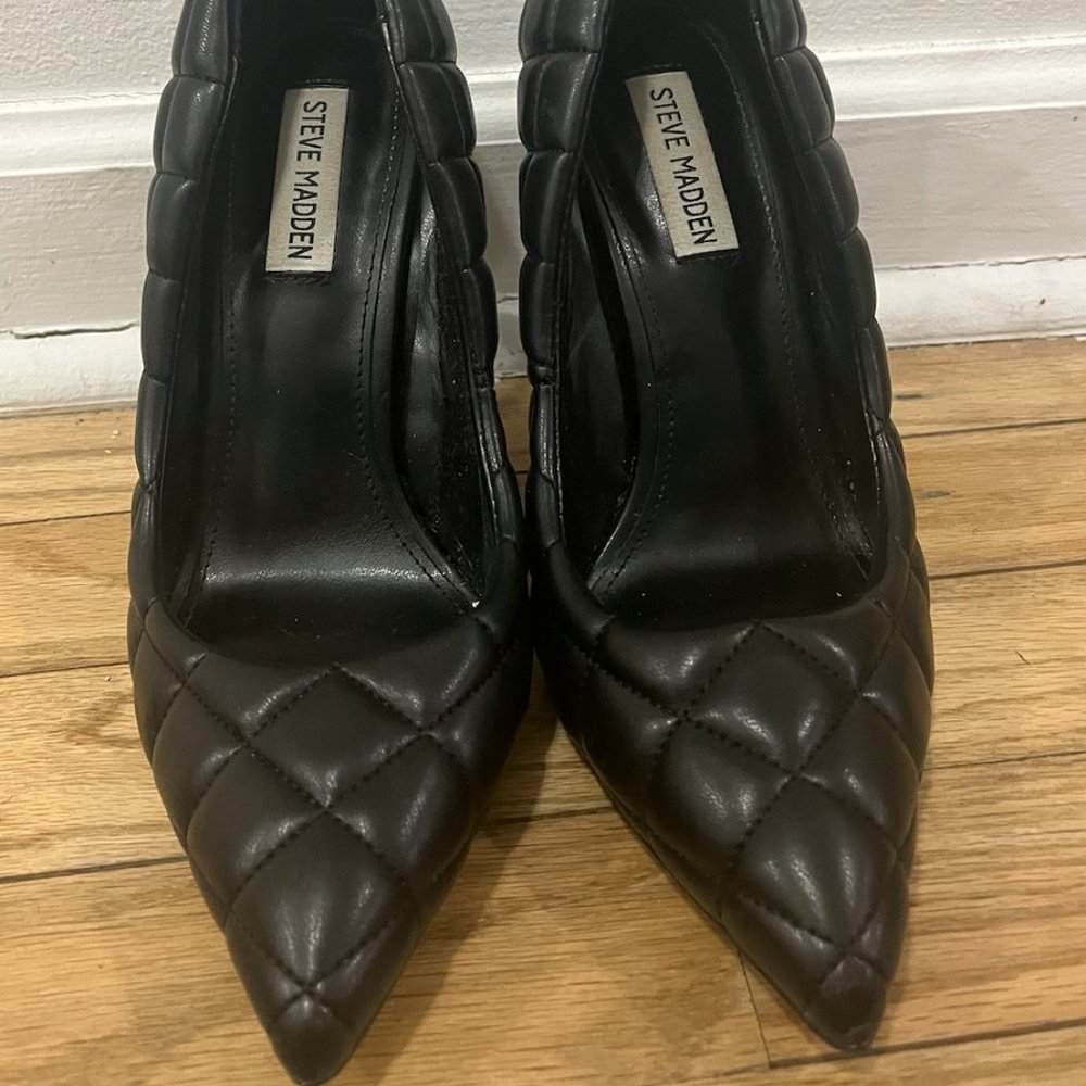 Steve Madden Black Heels W8.5
